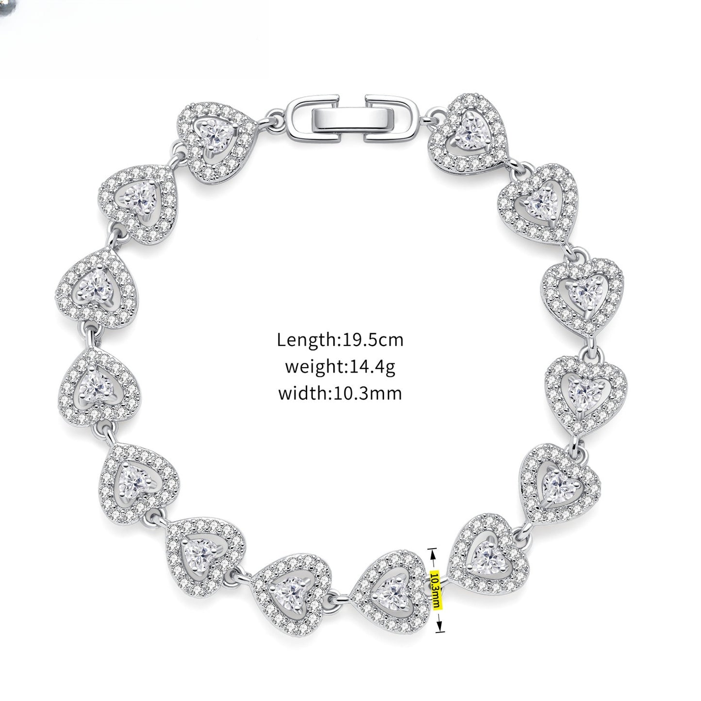 Minimalist Heart Bracelet for Women Gift