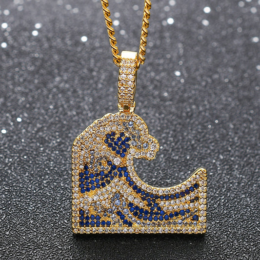 Hip Hop Punk Fashion Copper Pendant Necklace for Men and Women