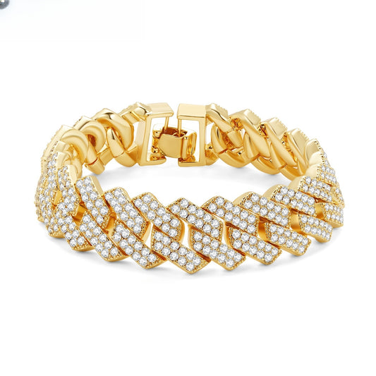 Iced Cuban Link Bracelet for Men