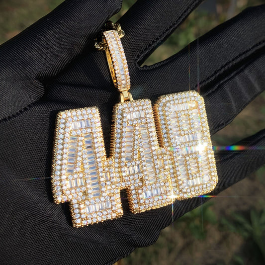Iced Out 420 Pendant Necklace for Men