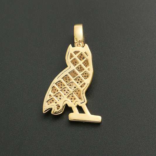 Hip Hop Cat Cubic Zirconia Pendant Necklace for Men and Women