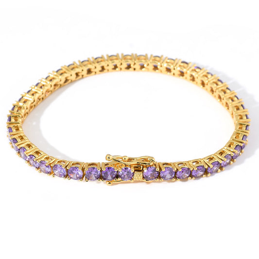 Hip Hop Fashion Cubic Zirconia Bracelet for Men and Women