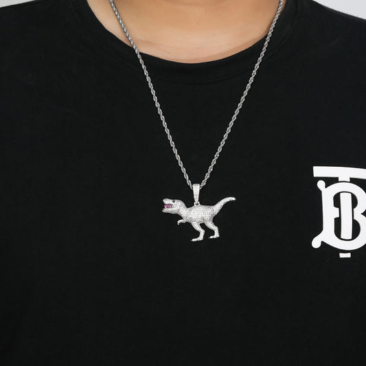 Hip Hop Cuban Link Bubble Cubic Zirconia Necklace for Men and Women