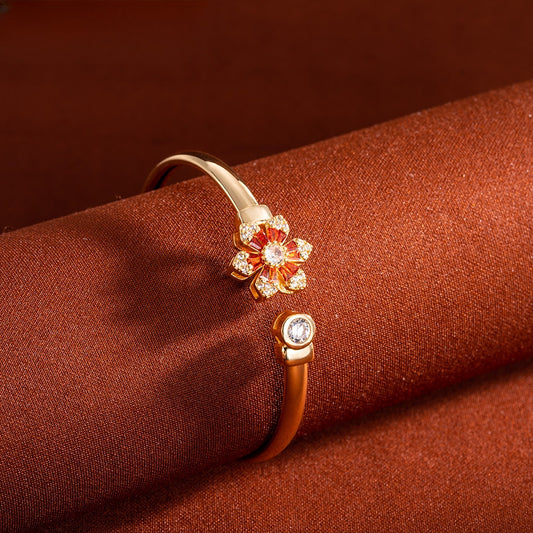 Floral Petal Elegant Bracelet for Women