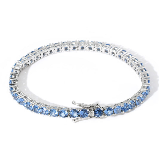 Hip Hop Light Luxury Fashion Cubic Zirconia Bracelet for Men and Women