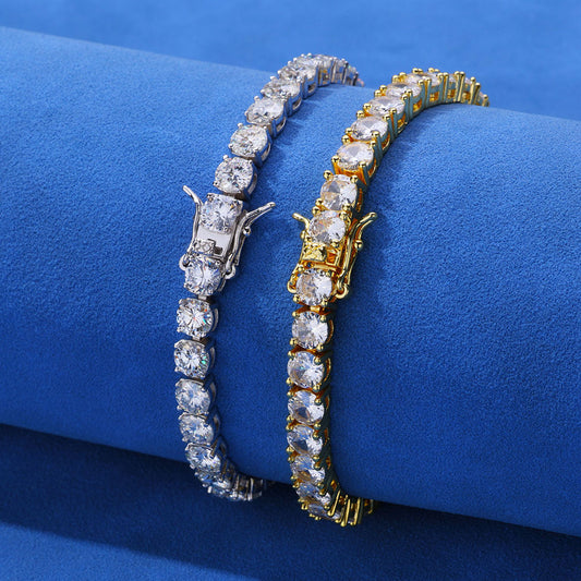 5-8 mm Round CZ Tennis Copper Necklace or Bracelet - CHA003 alternate product image