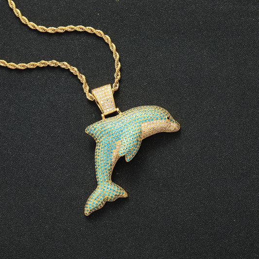 Hip Hop Fashion Copper Pendant Necklace for Men and Women