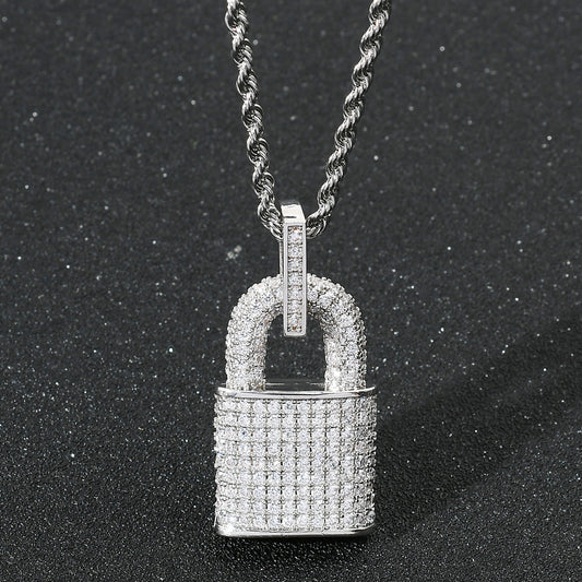 Light Luxury Fashion Copper Pendant Necklace for Men and Women