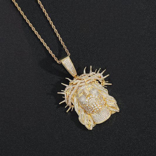 Hip Hop Copper Pendant Necklace for Men and Women