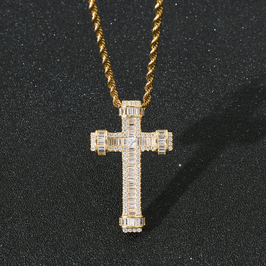 Fashion Cubic Zirconia Pendant Necklace for Men and Women