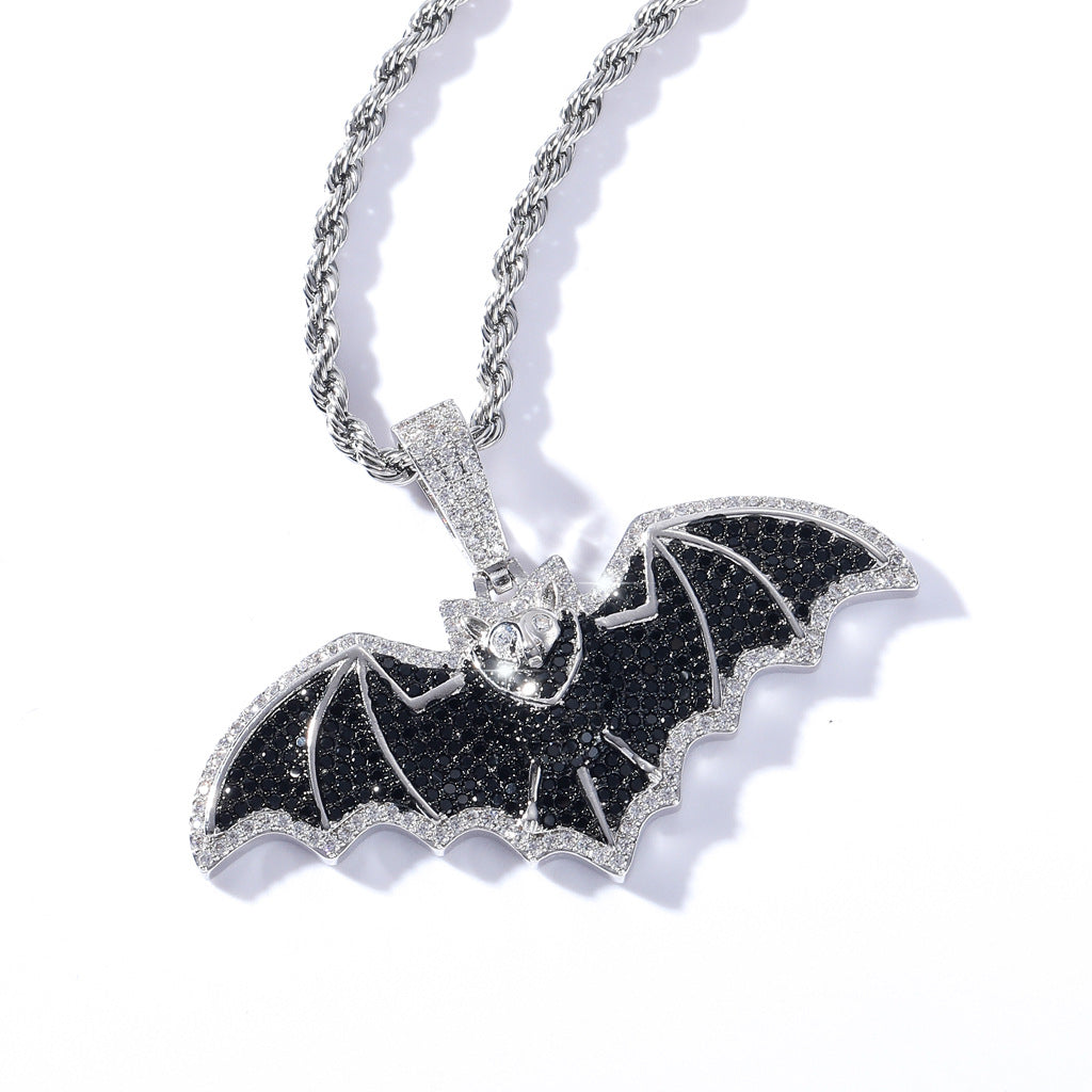 Hip Hop Vintage Fashion Cubic Zirconia Pendant Necklace for Men and Women