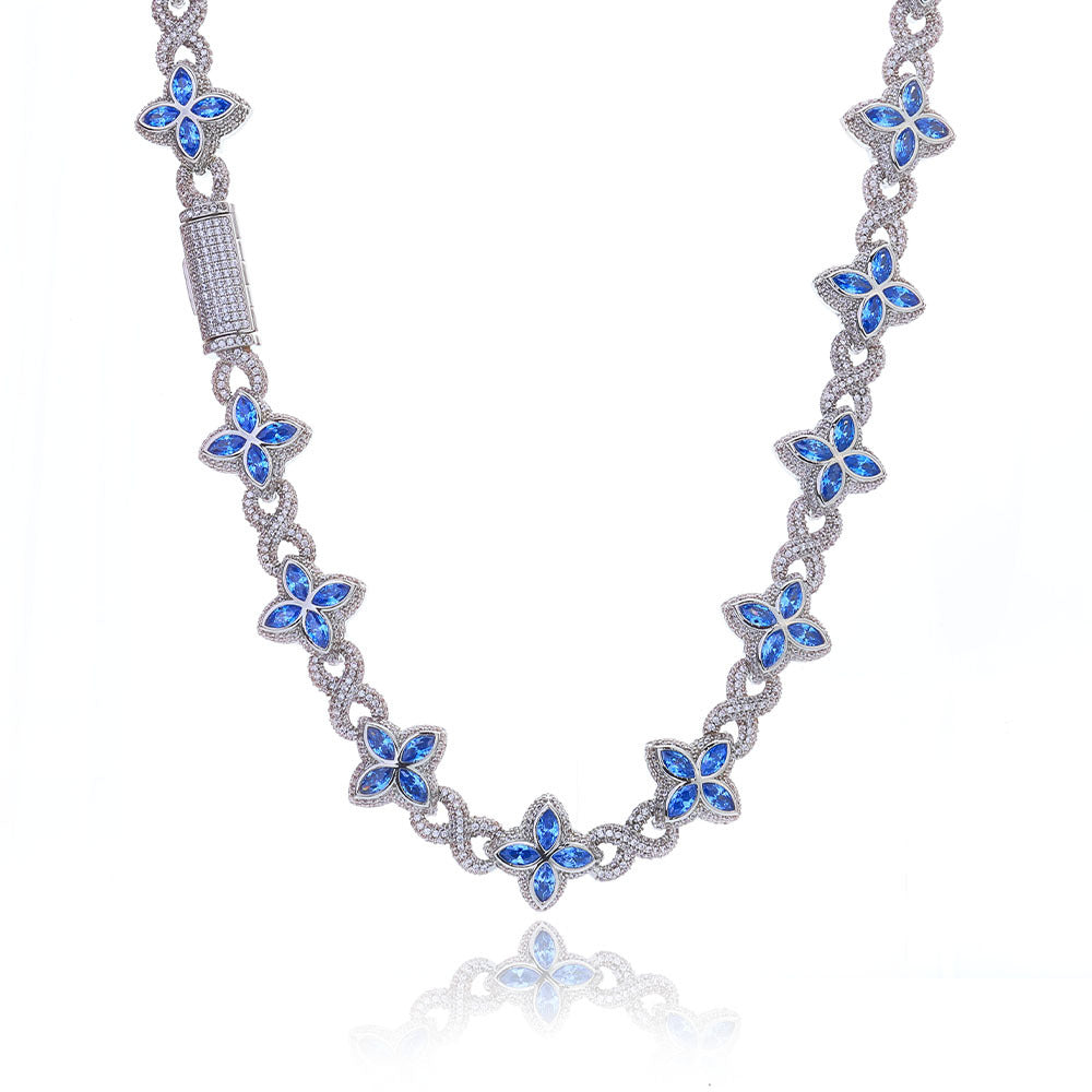 Clover and Infinity CZ Link Copper Necklace or Bracelet - CHA295 product image