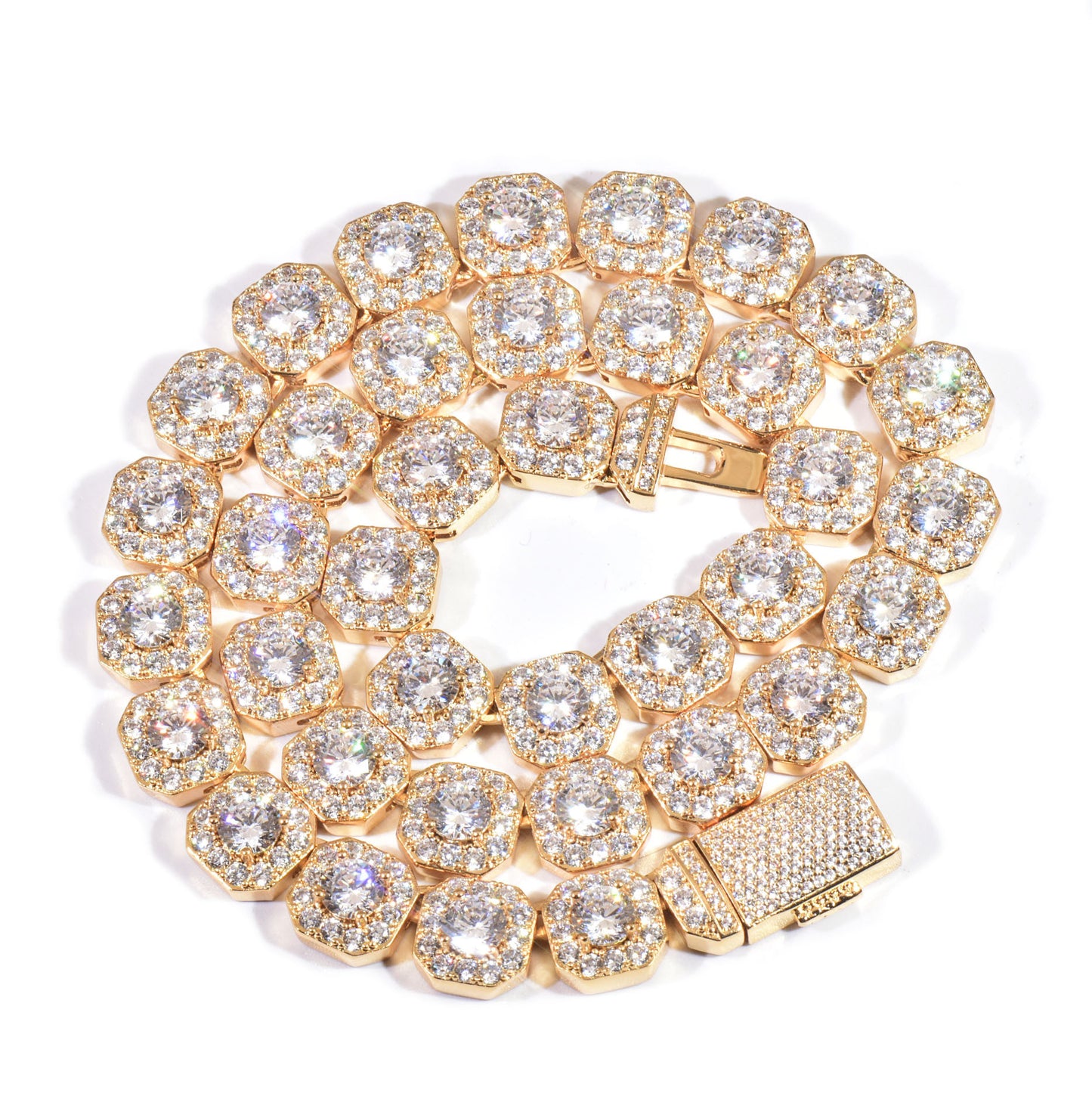 Octagon Iced Out Hip Hop Chain for Men