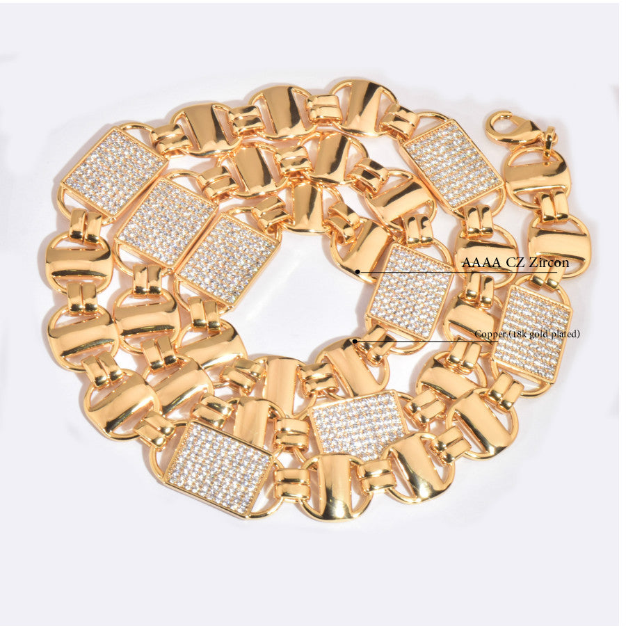 Iced Out Hip Hop Chain Necklace