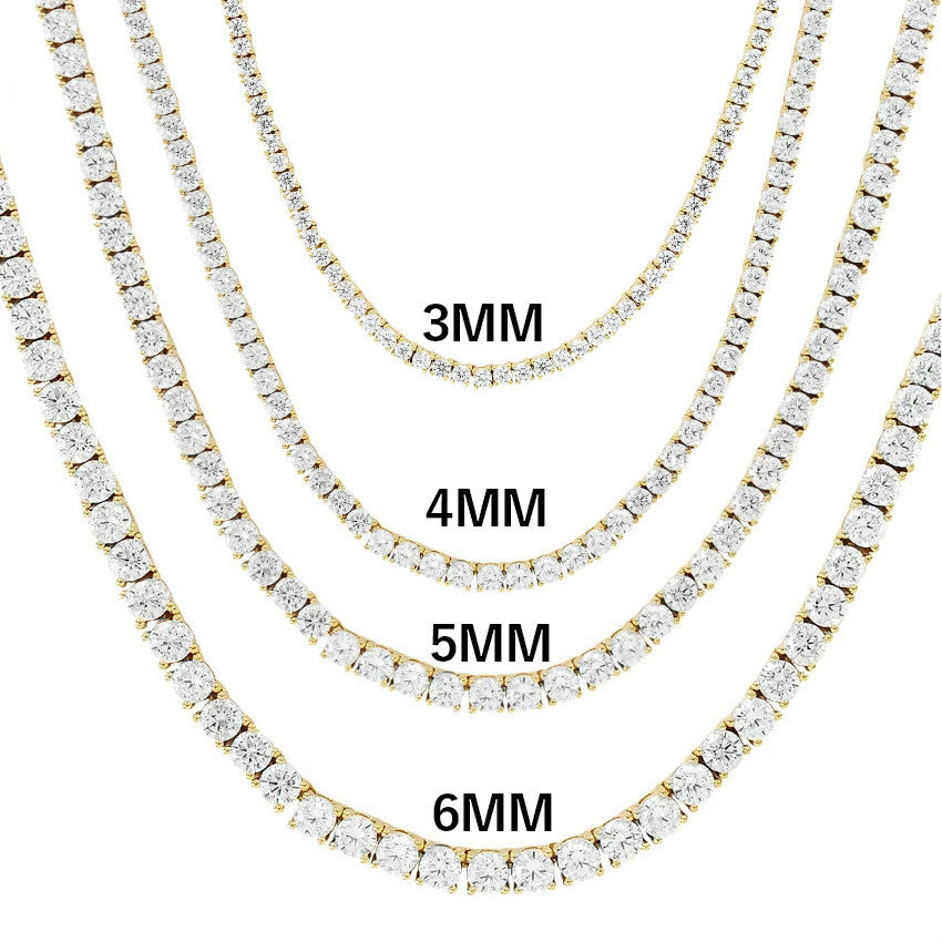 Iced Out Tennis Chain Necklace