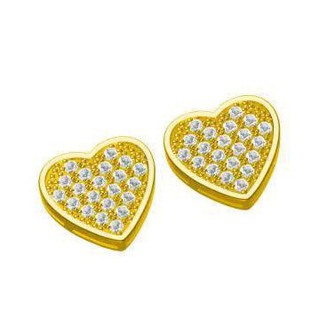 Heart Stud Earrings
