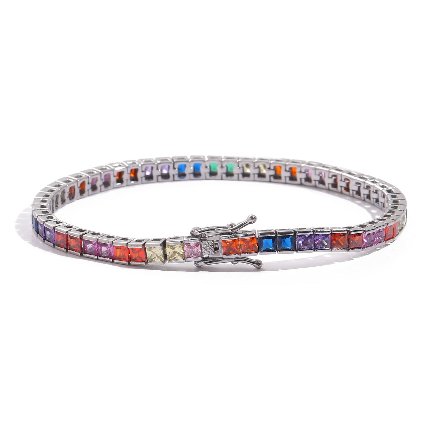 Hip Hop Cuban Link Cubic Zirconia Bracelet for Men