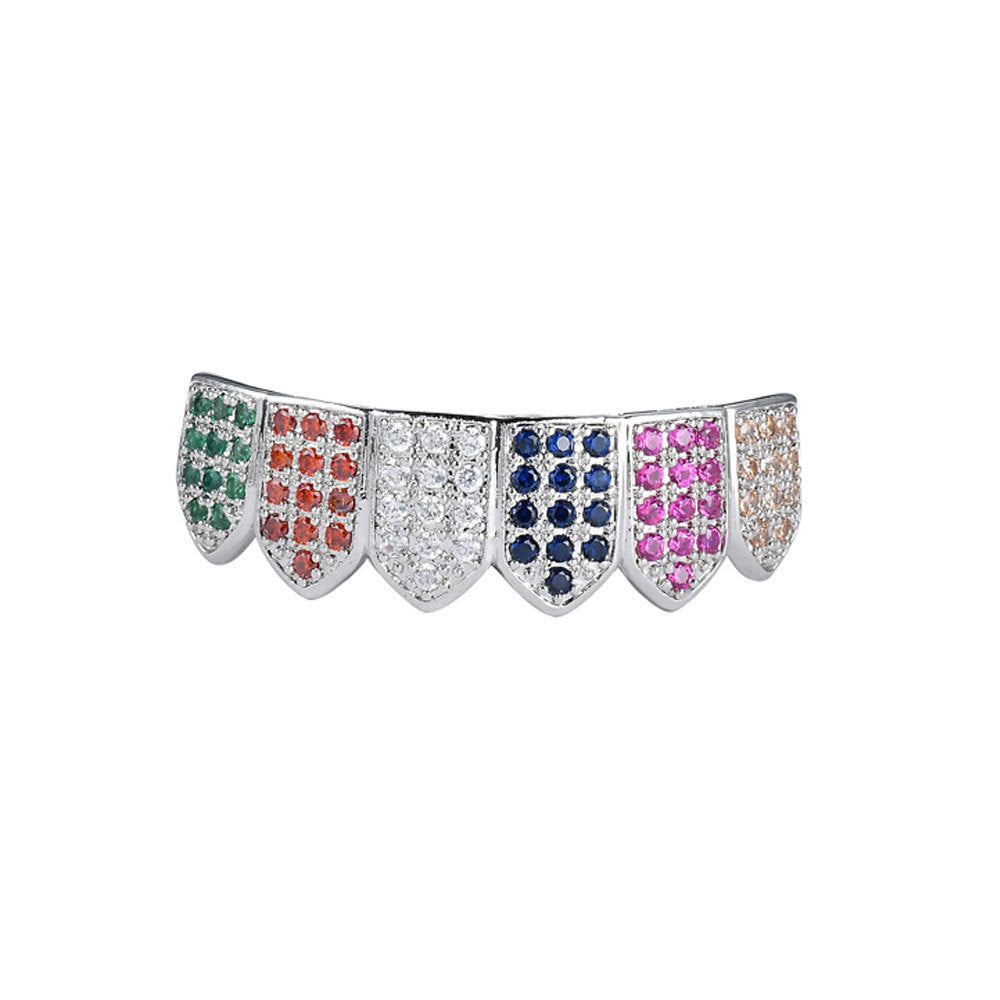 Hip Hop Punk Cuban Link Cubic Zirconia Bracelet for Men and Women