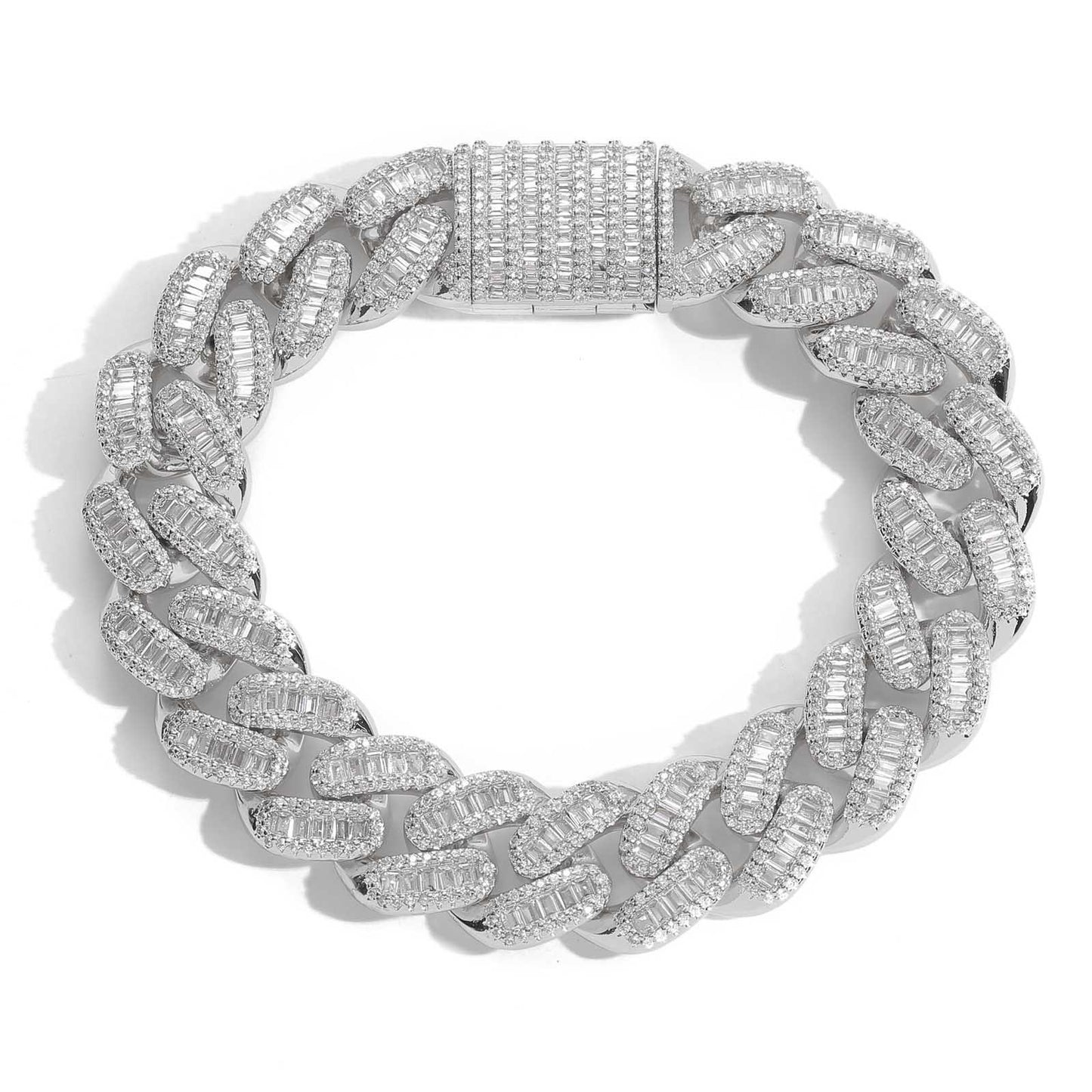 Hip Hop Minimalist Fashion Cubic Zirconia Ring for Men and Women