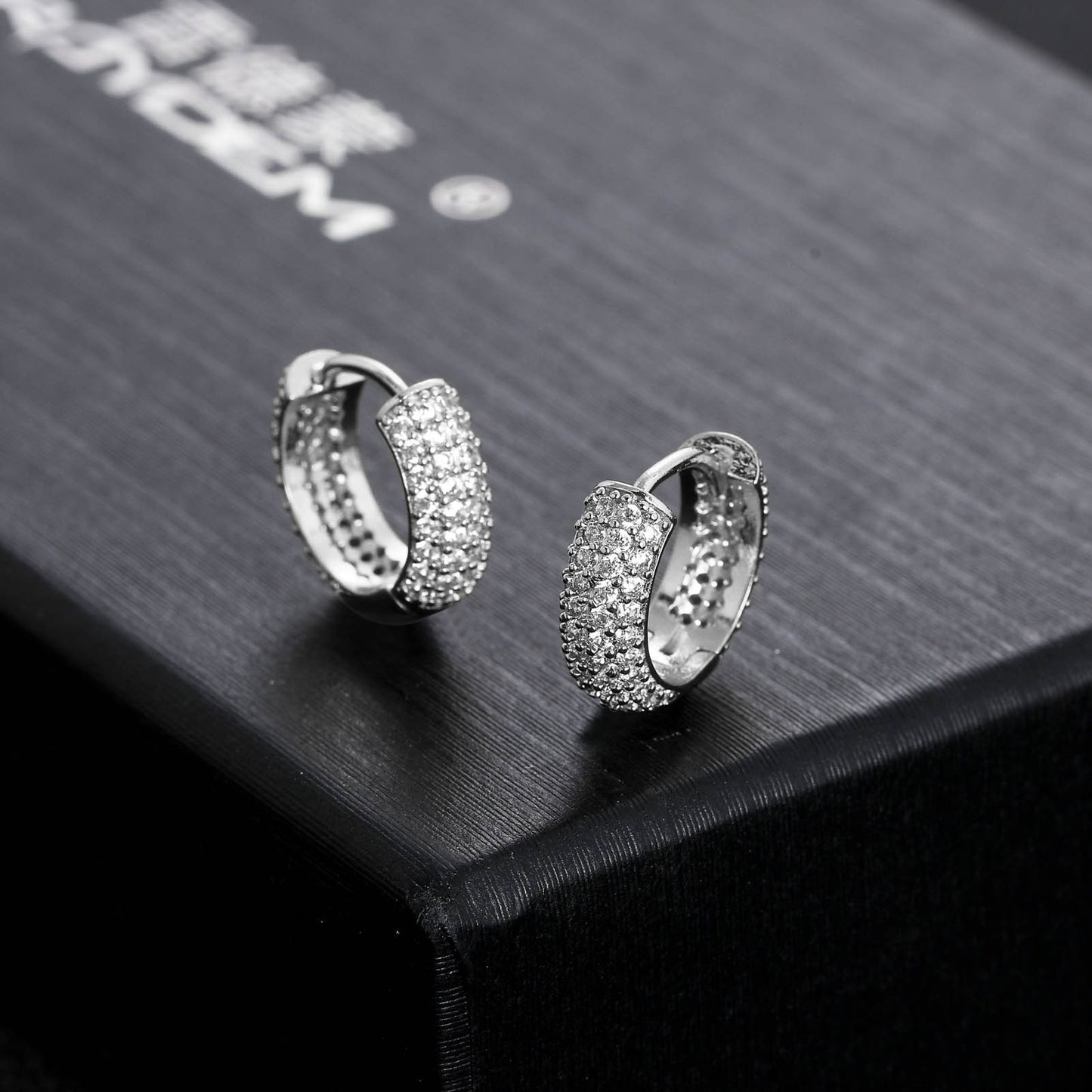 Round Bubble Copper Earrings for Men and Women