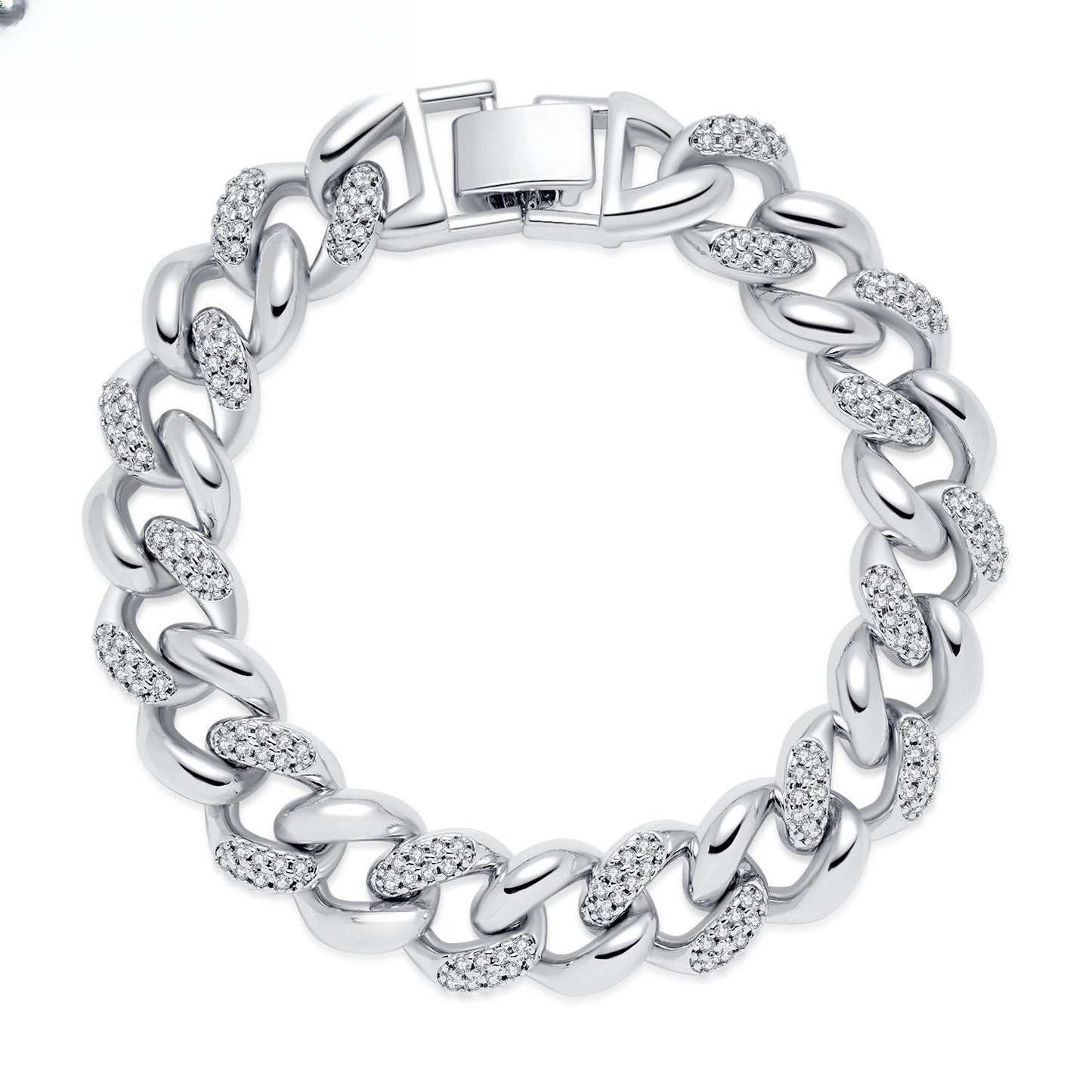 Pavé Link Chain Bracelet for Women