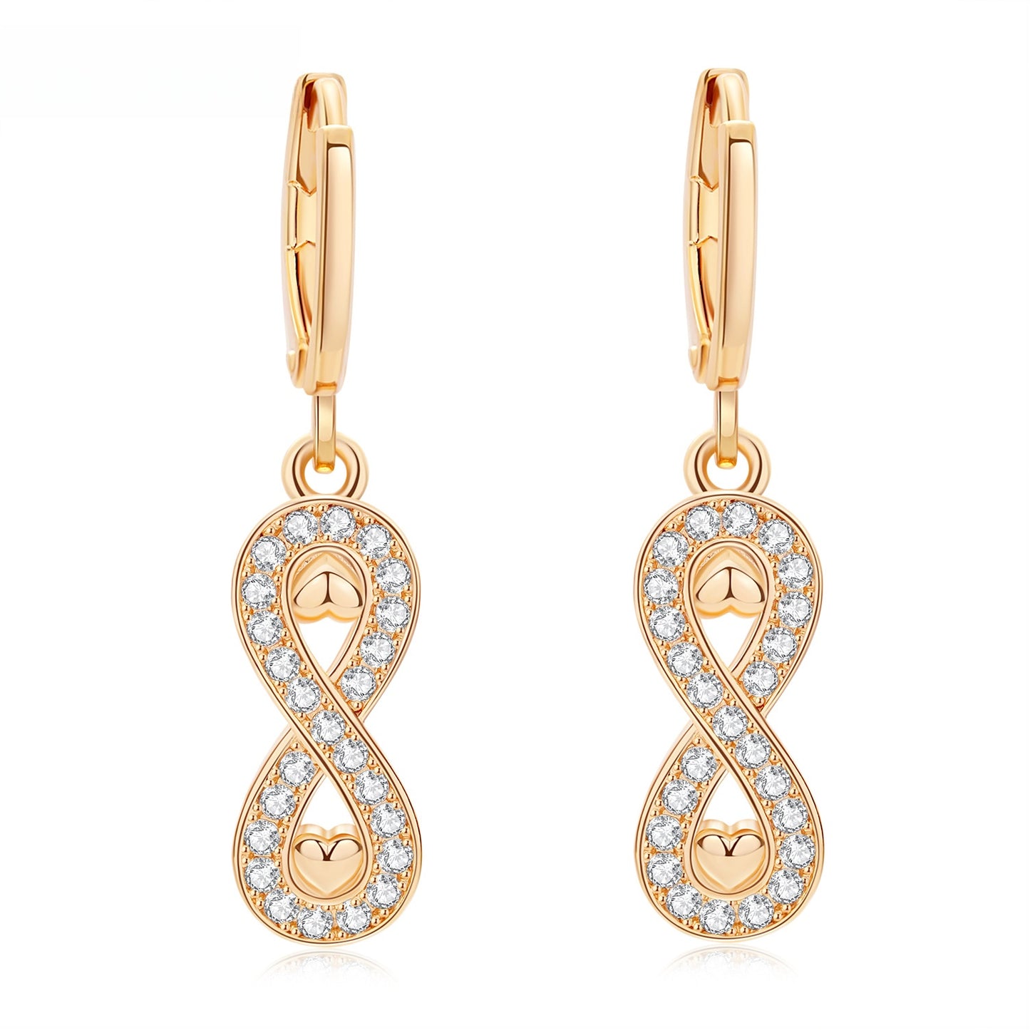 Unisex Minimalist Cross Drop Earrings
