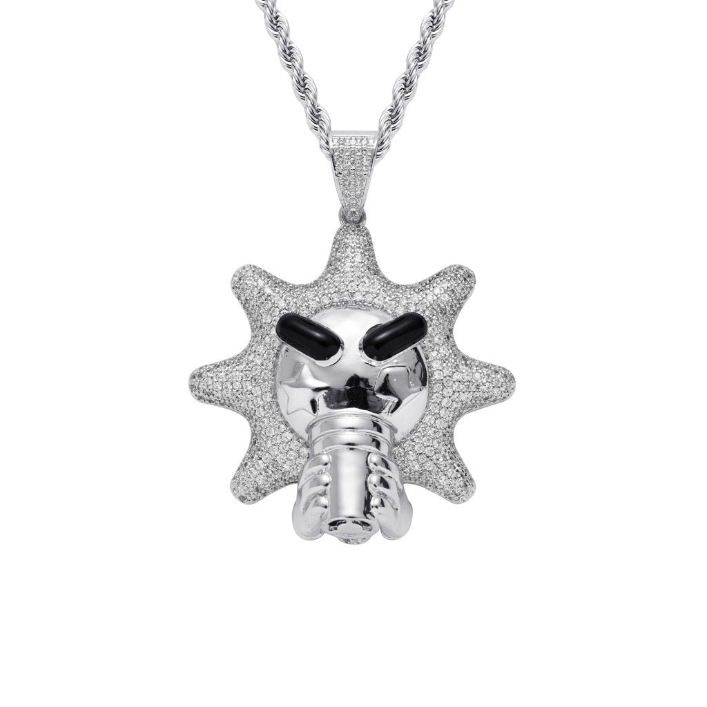 Hip Hop Fashion Copper Pendant Necklace for Men and Women