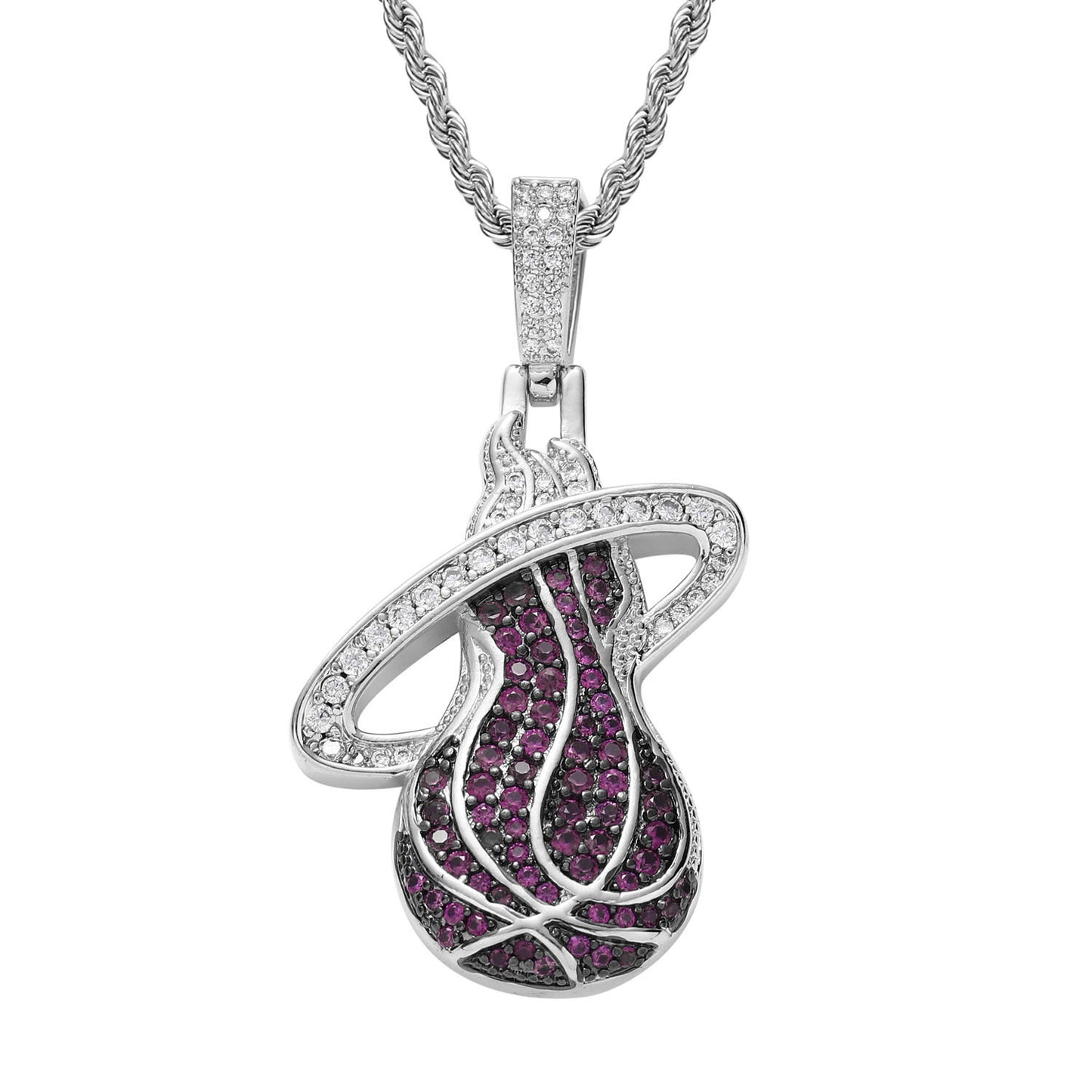 Hip Hop Fashion Copper Pendant Necklace for Men and Women