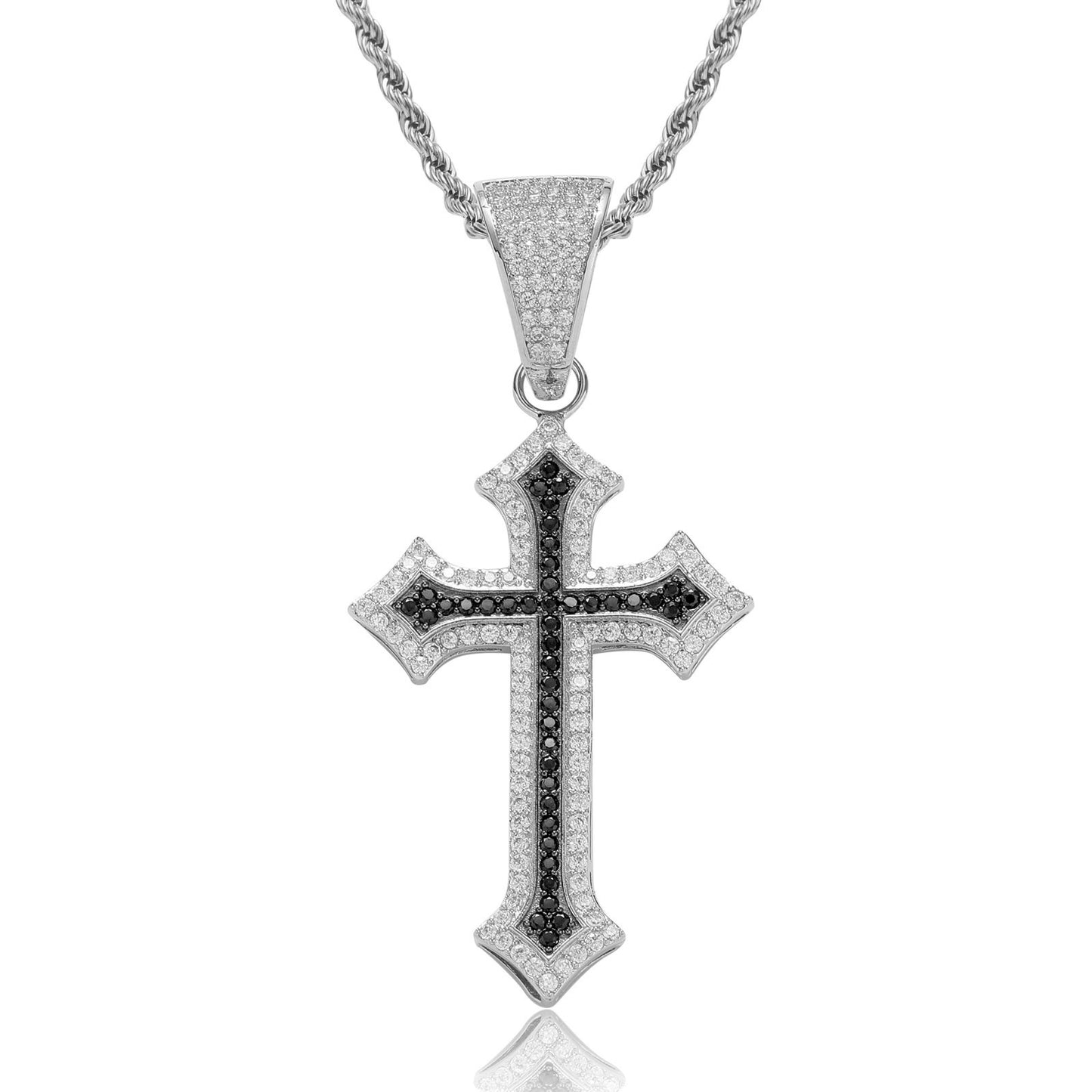 Hip Hop Fashion Cubic Zirconia Necklace for Men and Women
