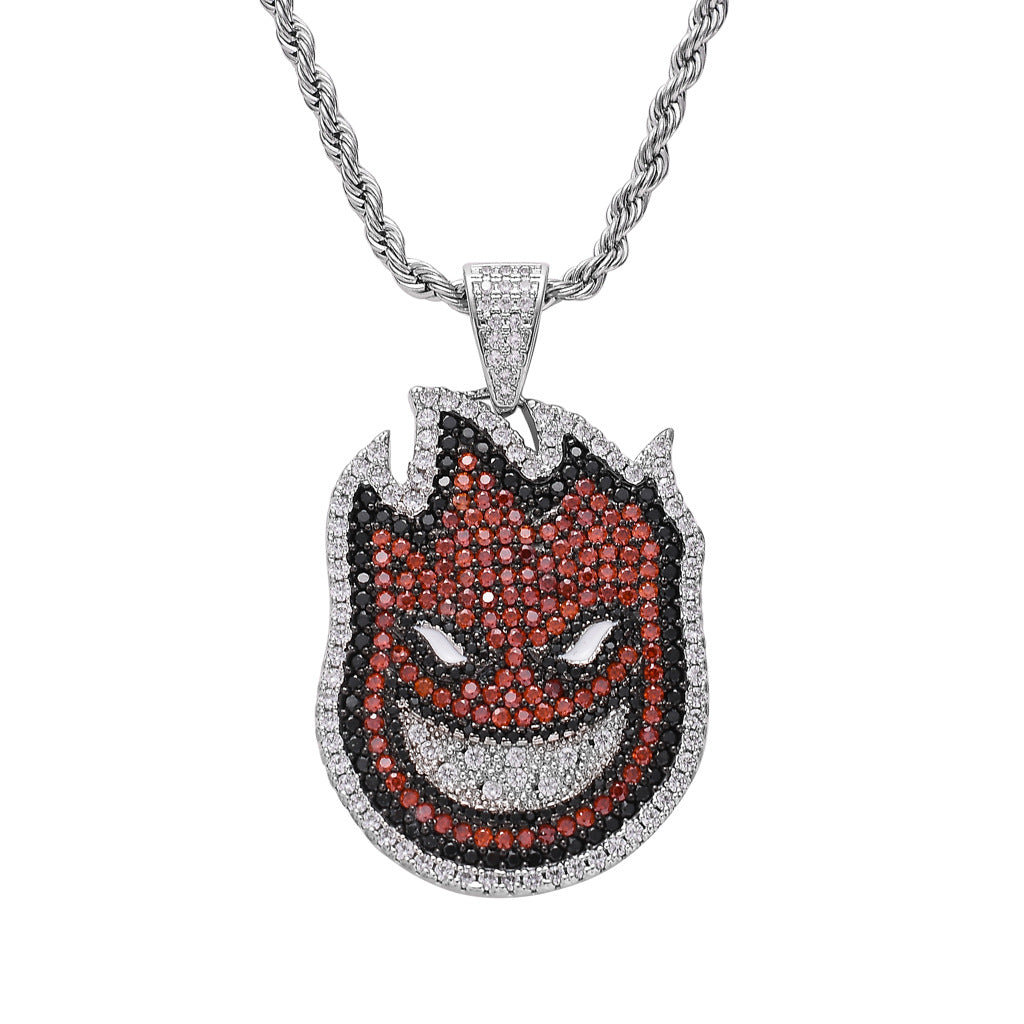 Hip Hop Vintage Fashion Copper Pendant Necklace for Men and Women
