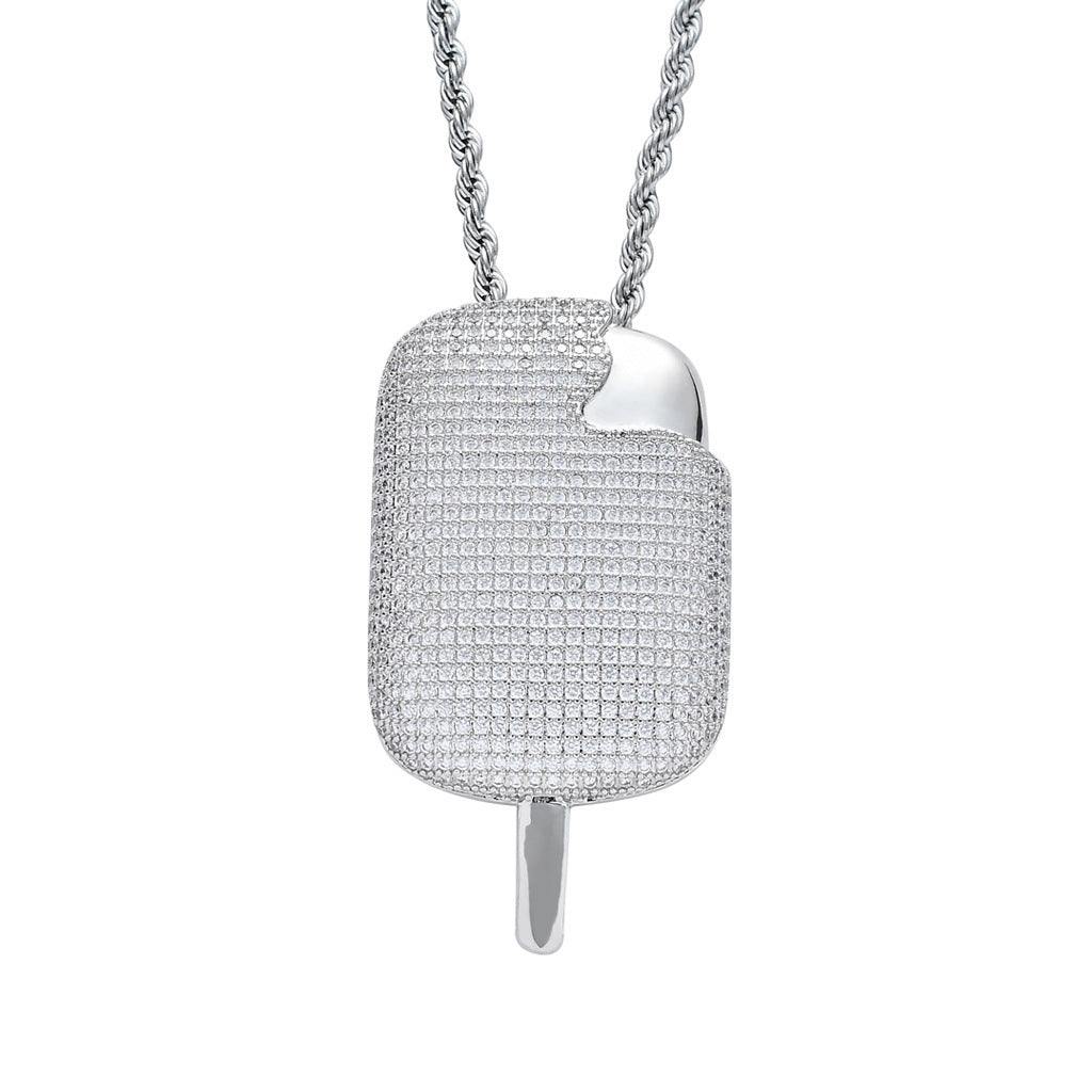 Hip Hop Fashion Copper Pendant Necklace for Men and Women