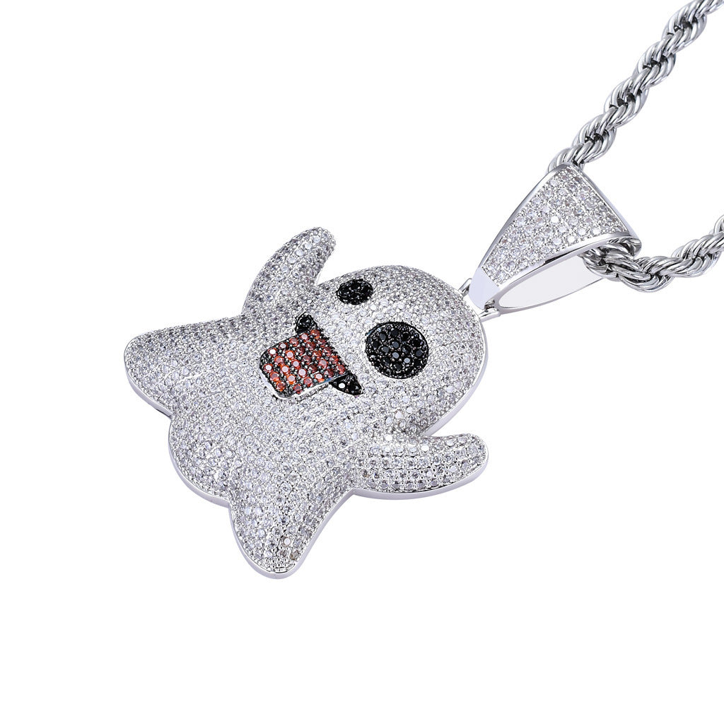 Hip Hop Fashion Copper Pendant Necklace for Men and Women