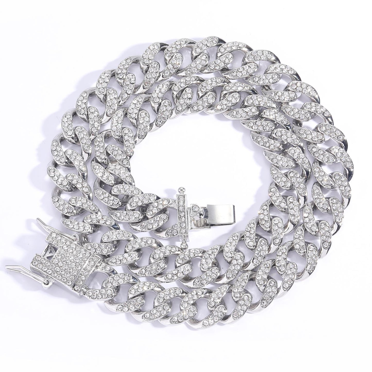 Hip Hop Cuban Link Alloy Necklace for Men