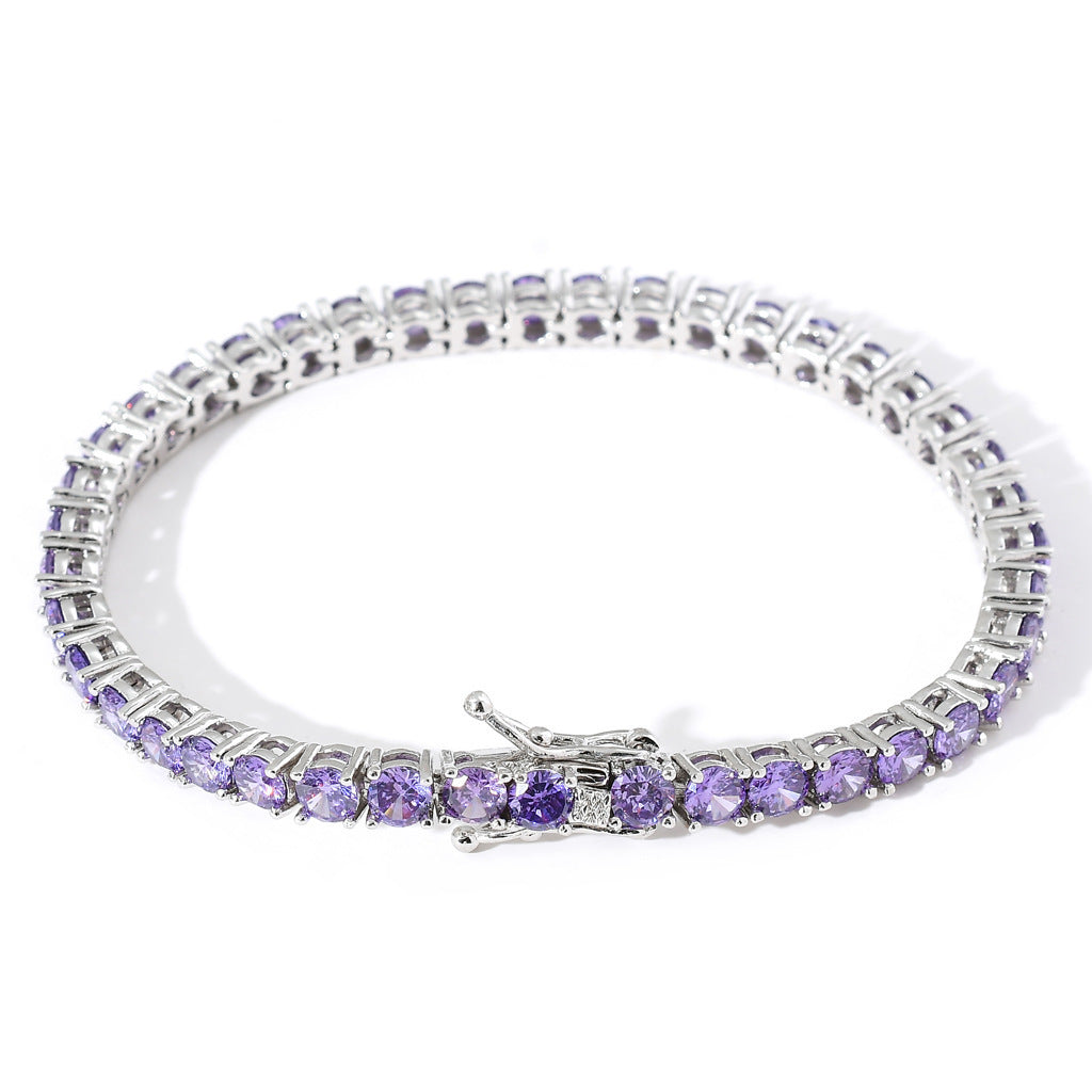 Hip Hop Fashion Cubic Zirconia Bracelet for Men and Women