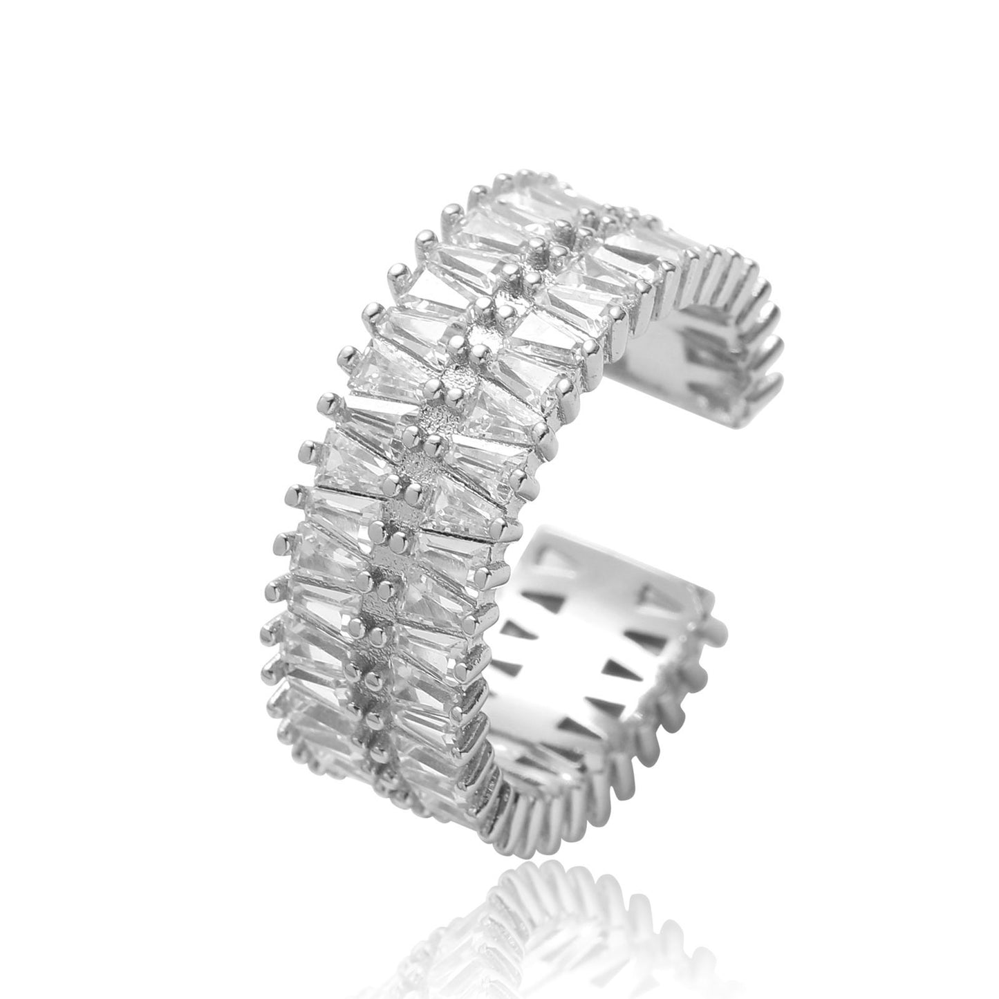 Hip Hop Light Luxury Cuban Link Cubic Zirconia Bracelet for Men