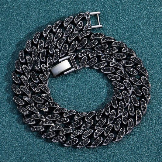 Hip Hop Cuban Link Alloy Jewelry Piece for Men