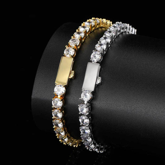3-5 mm Round CZ Tennis Copper Bracelet - CHA005 product image