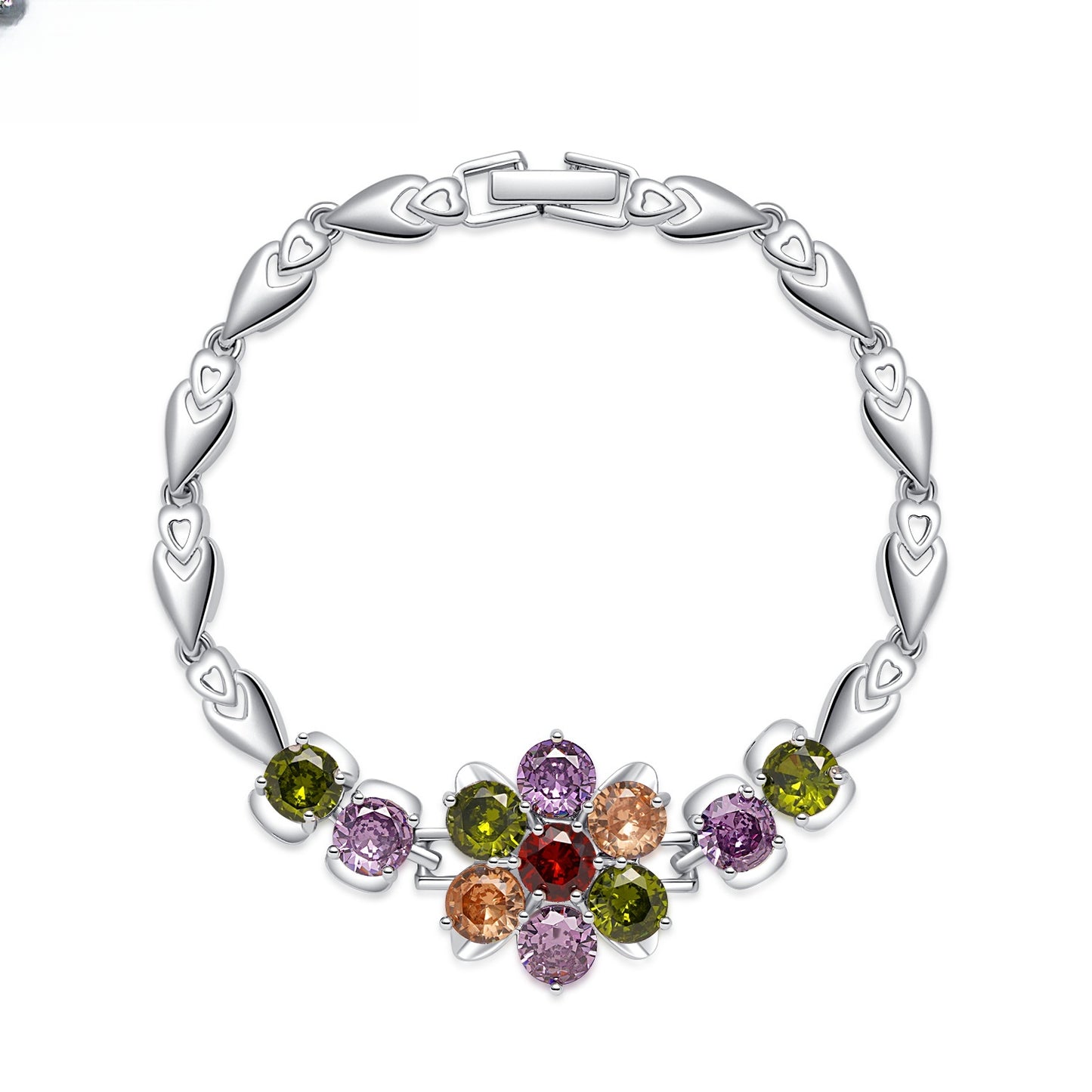 Floral Heart Elegant Bracelet for Women