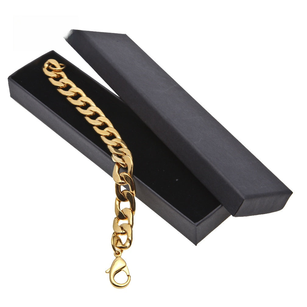 Black Paper Jewelry Gift Box for Bracelet, Necklace, Earrings, Ring & Chain