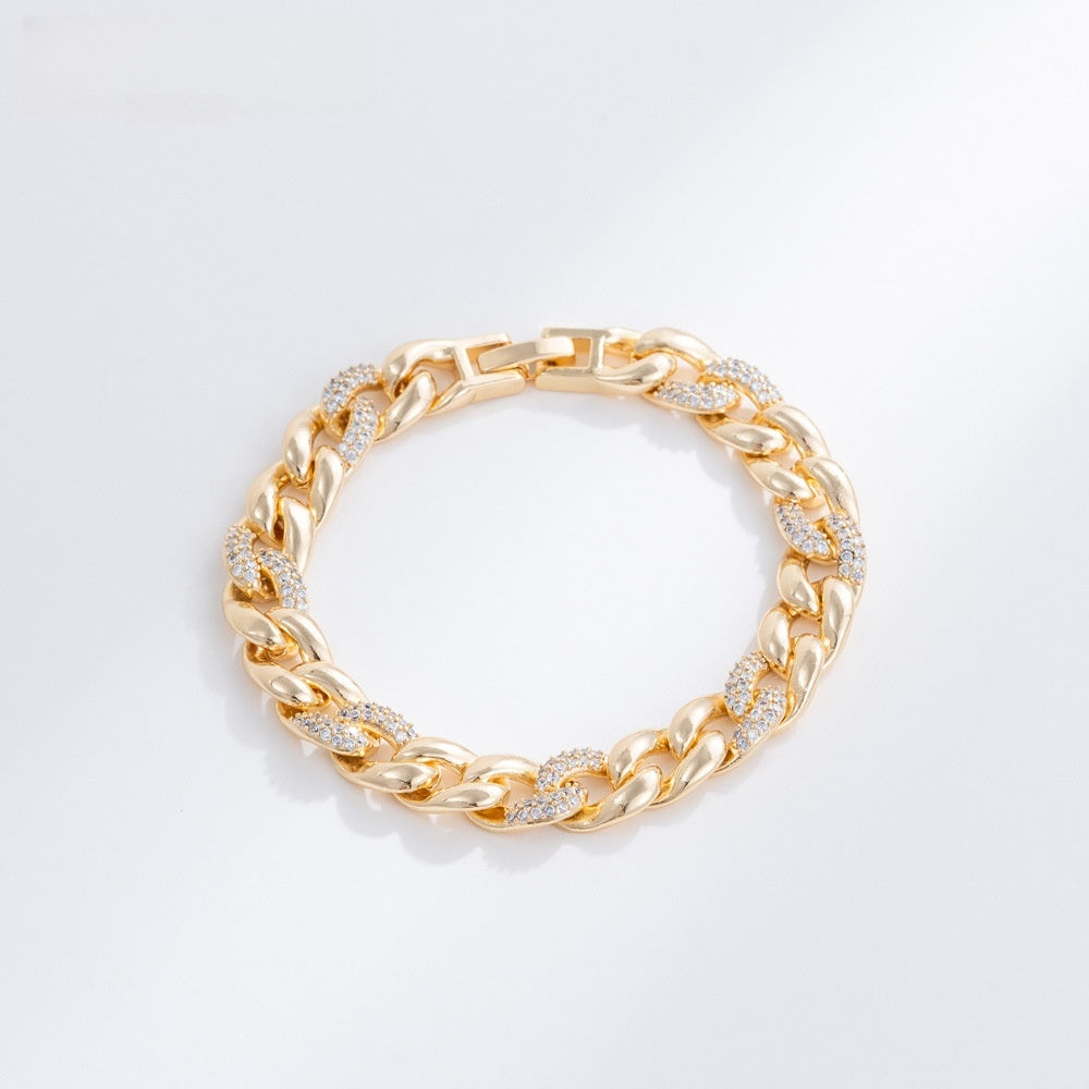 Pavé Link Chain Bracelet for Women