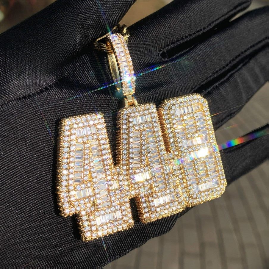 Iced Out 420 Pendant Necklace for Men