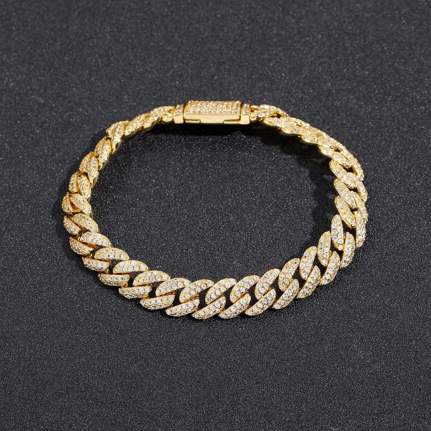 Hip Hop Minimalist Cuban Link Copper Bracelet for Men