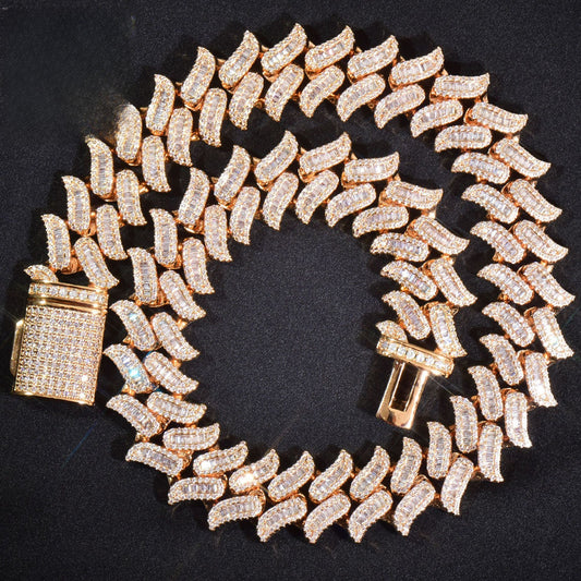 Iced Out Lock Pendant Chain