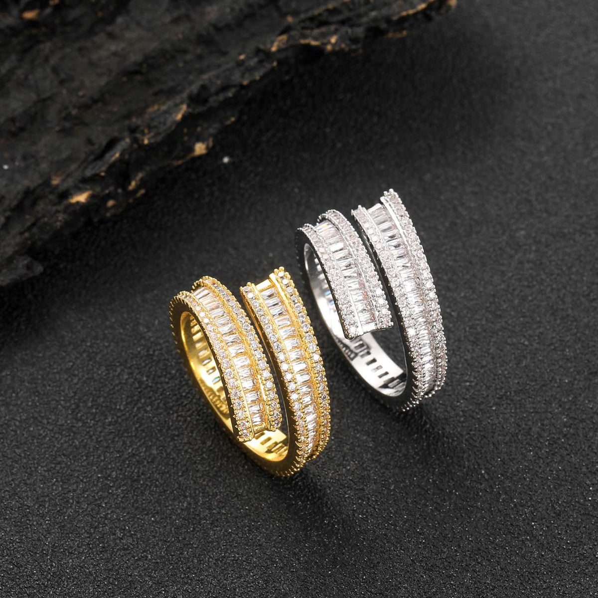 Hip Hop Fashion Cubic Zirconia Ring for Men and Women product image