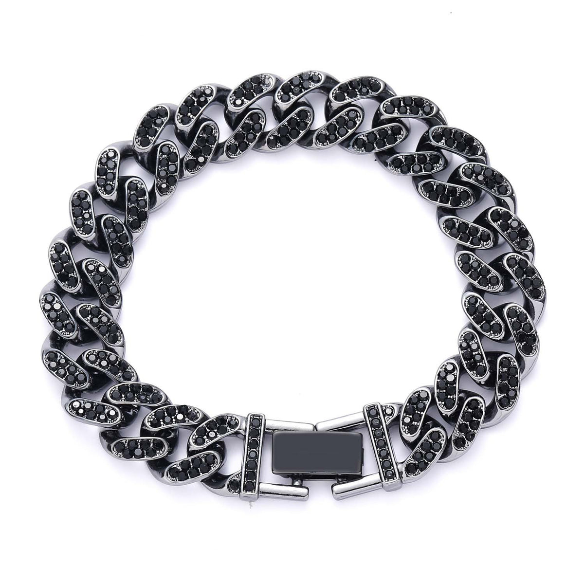 Hip Hop Minimalist Number Iced Link Cubic Zirconia Pendant Necklace for Men product image