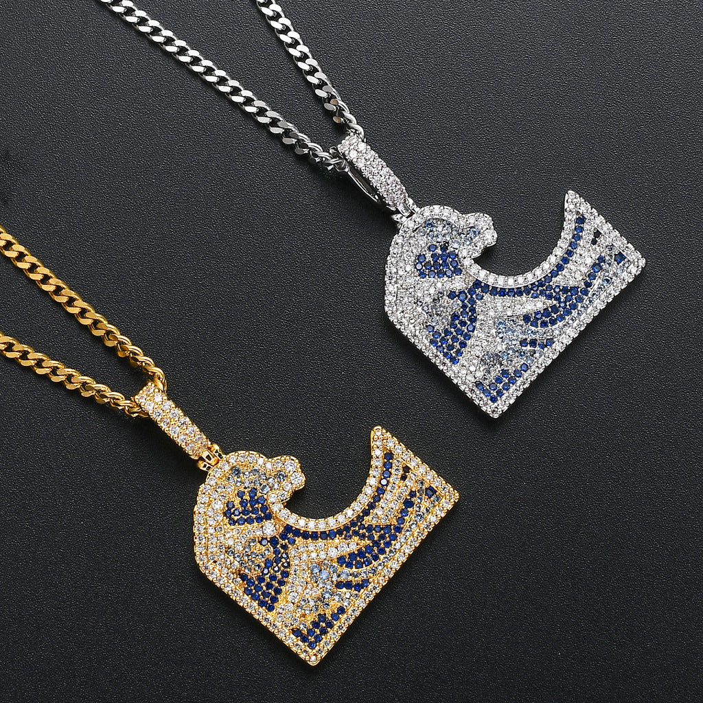 Hip Hop Punk Fashion Copper Pendant Necklace for Men and Women