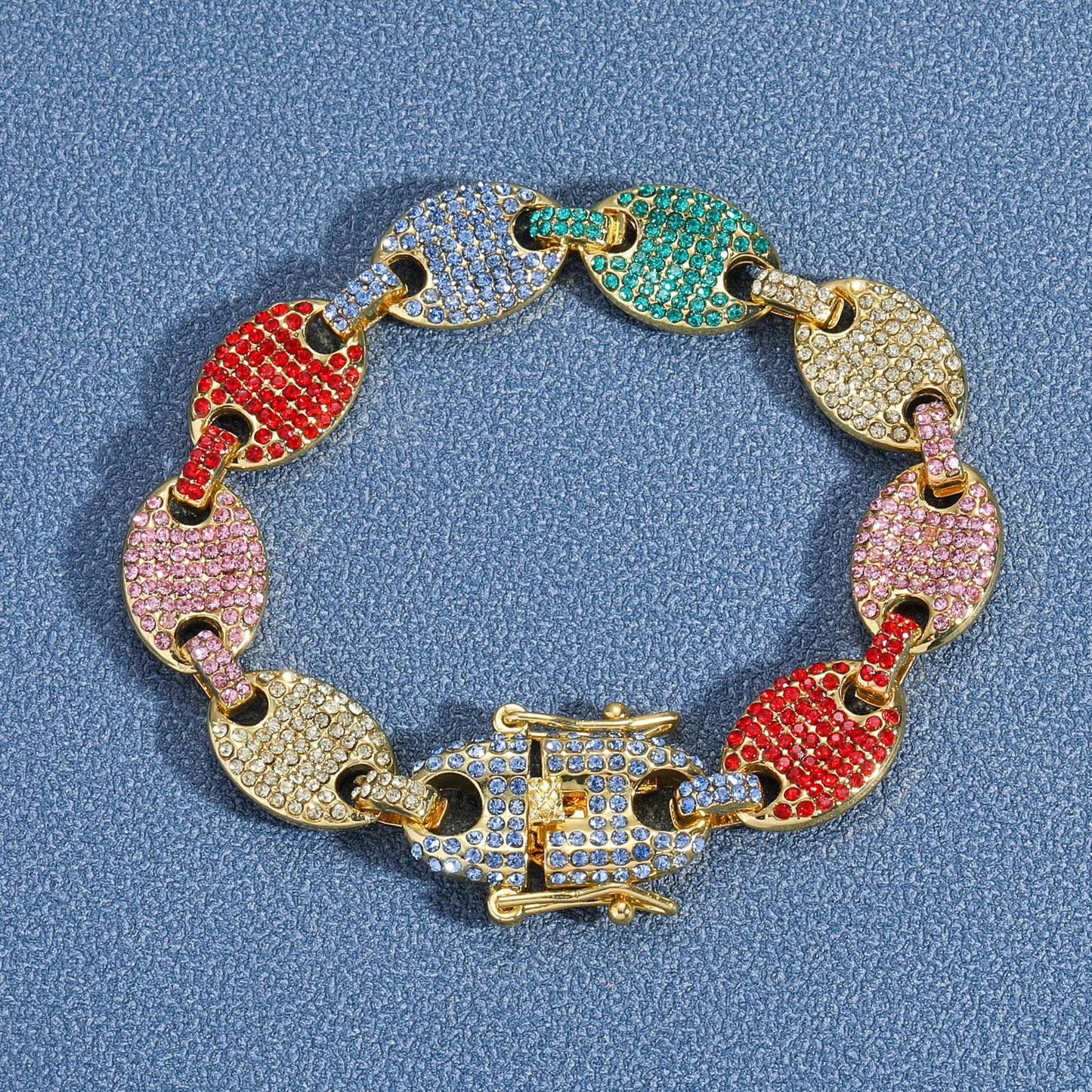 Hip Hop Fashion Alloy Bracelet for Men