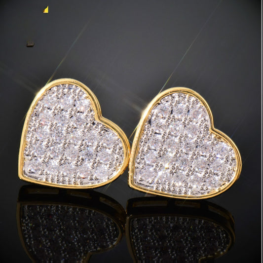 Heart Stud Earrings