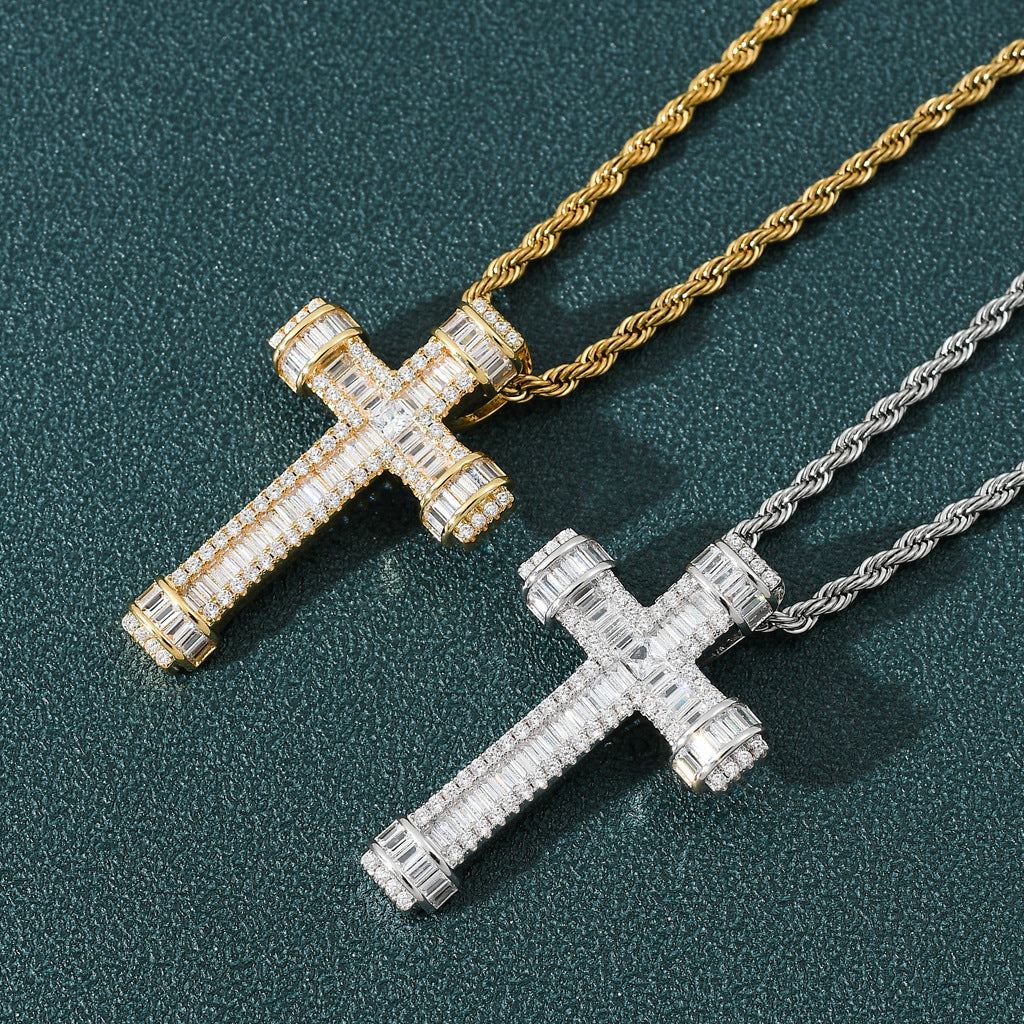 Fashion Cubic Zirconia Pendant Necklace for Men and Women