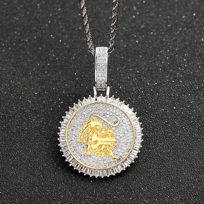 Hip Hop Vintage Money Bag Stainless Steel Pendant Necklace for Men and Women
